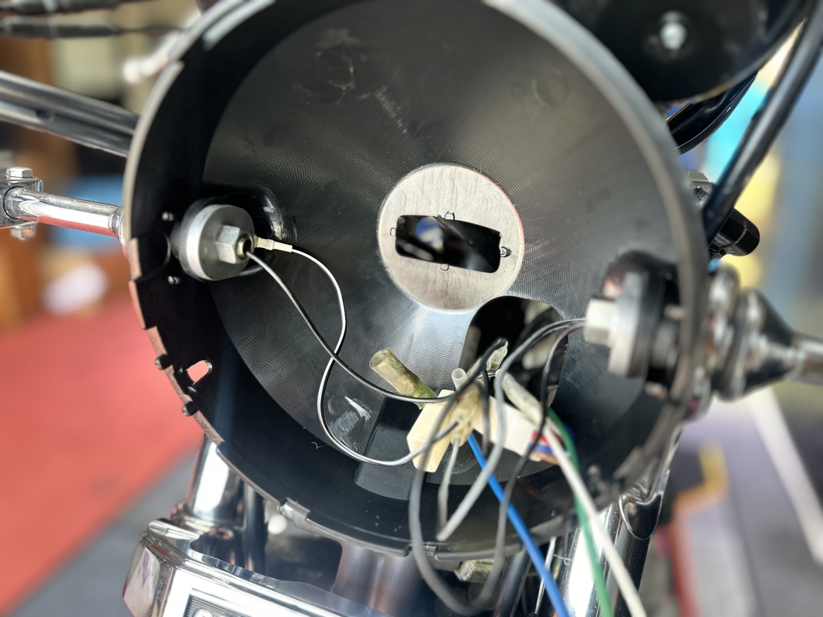 オールドタイプ ヘッドライトキット LED 180φ ガラスレンズ製 丸型