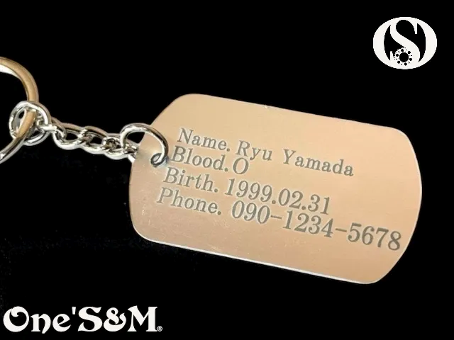 日本製 10個からオーダー可能 アルミ製 オリジナル刻印入れ