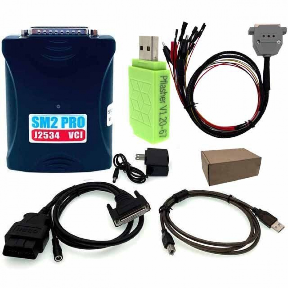 2.21.21 SM2 Pro J2534 VCI ECU Programmer Read Write ECU Tool