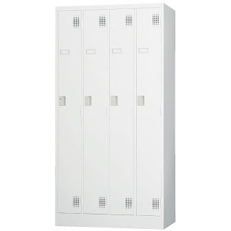 TLK-S6 豊國工業 6人用ロッカー シリンダー錠 ホワイトグレーの通販