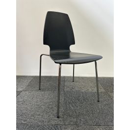 IKEA Vilmar Dining Chairs (Black/Chrome)