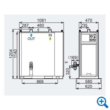 冷凍式エアードライヤー 標準入気温度タイプ RAX 大型 | オリオン機械