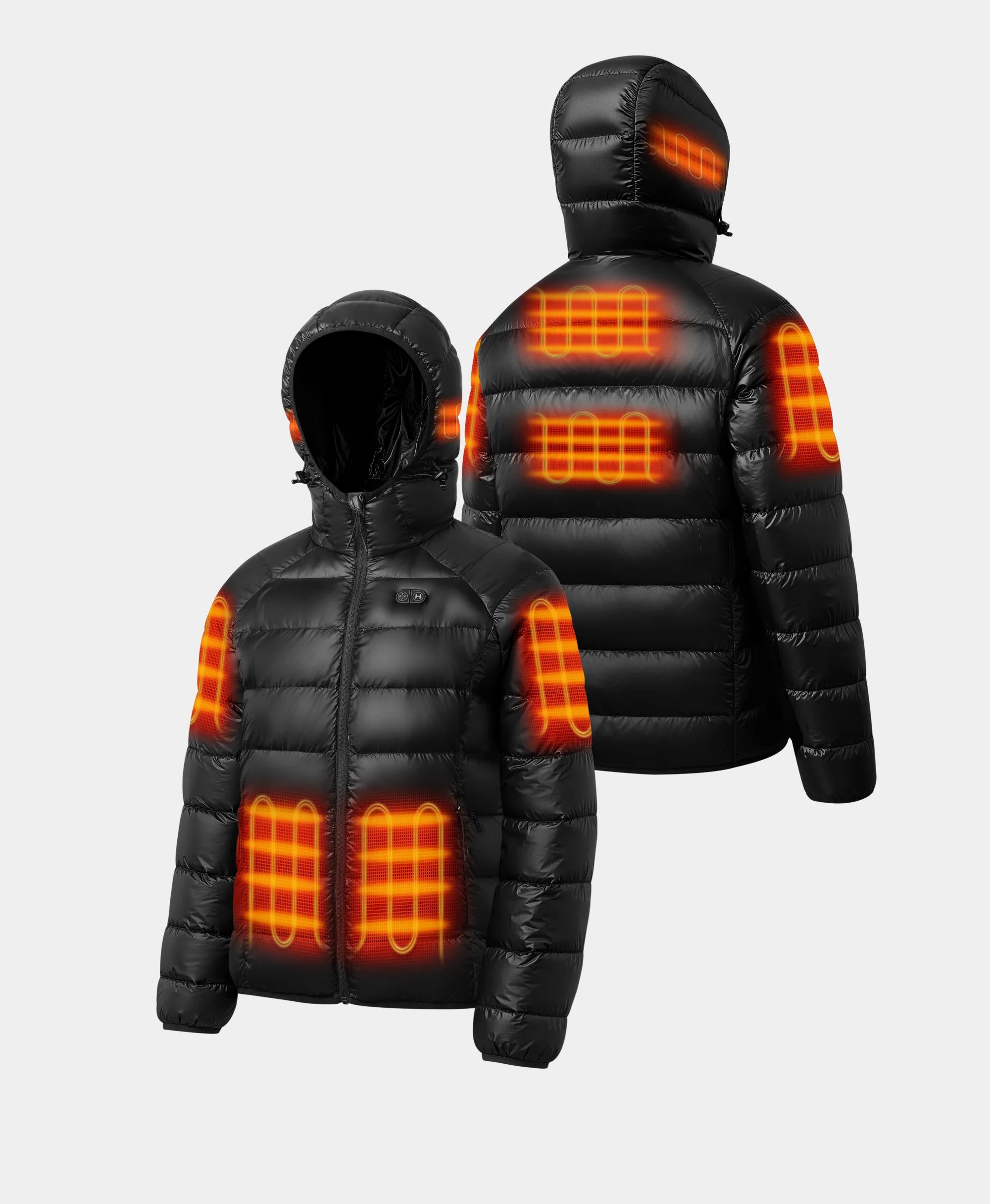 AeroPro Men's 8-Zone Packable Heated Down Jacket – ororo