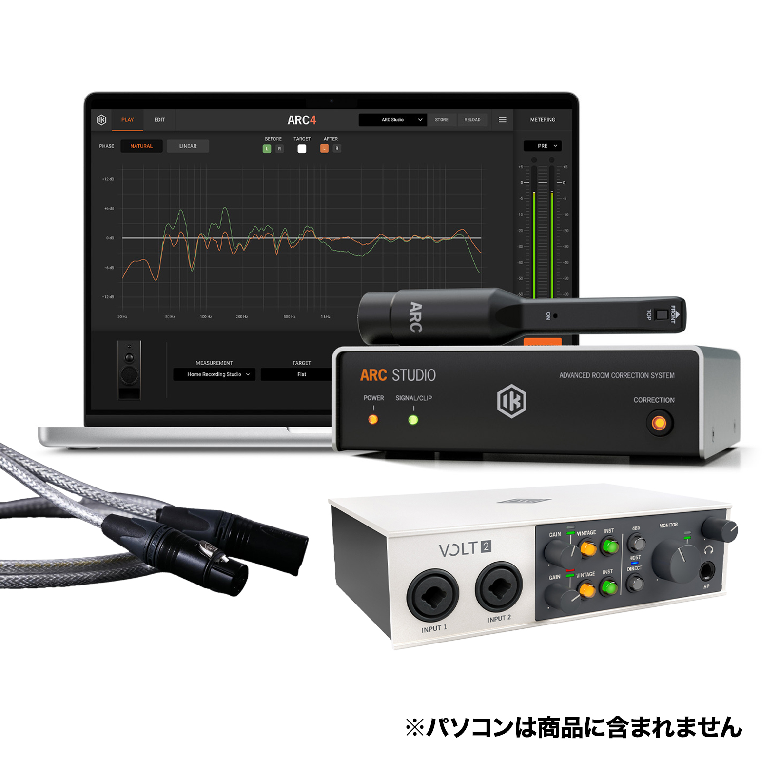 オーディオ音響補正セット（IK Multimedia/ARC Studio・Universal