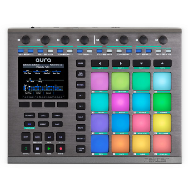 Nektar TechnologyのMIDIコントローラー、AURAのご紹介です。