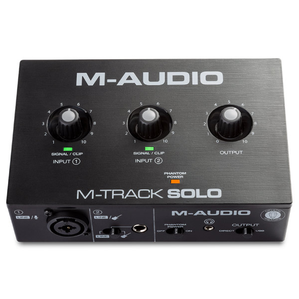 M-AUDIOのオーディオインターフェイス、M-Track Soloのご紹介です。