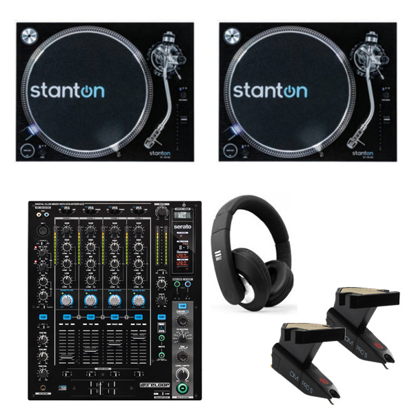 stantonのターンテーブルST.150 M2とReloopのDJミキサー「RMX-90 DVS