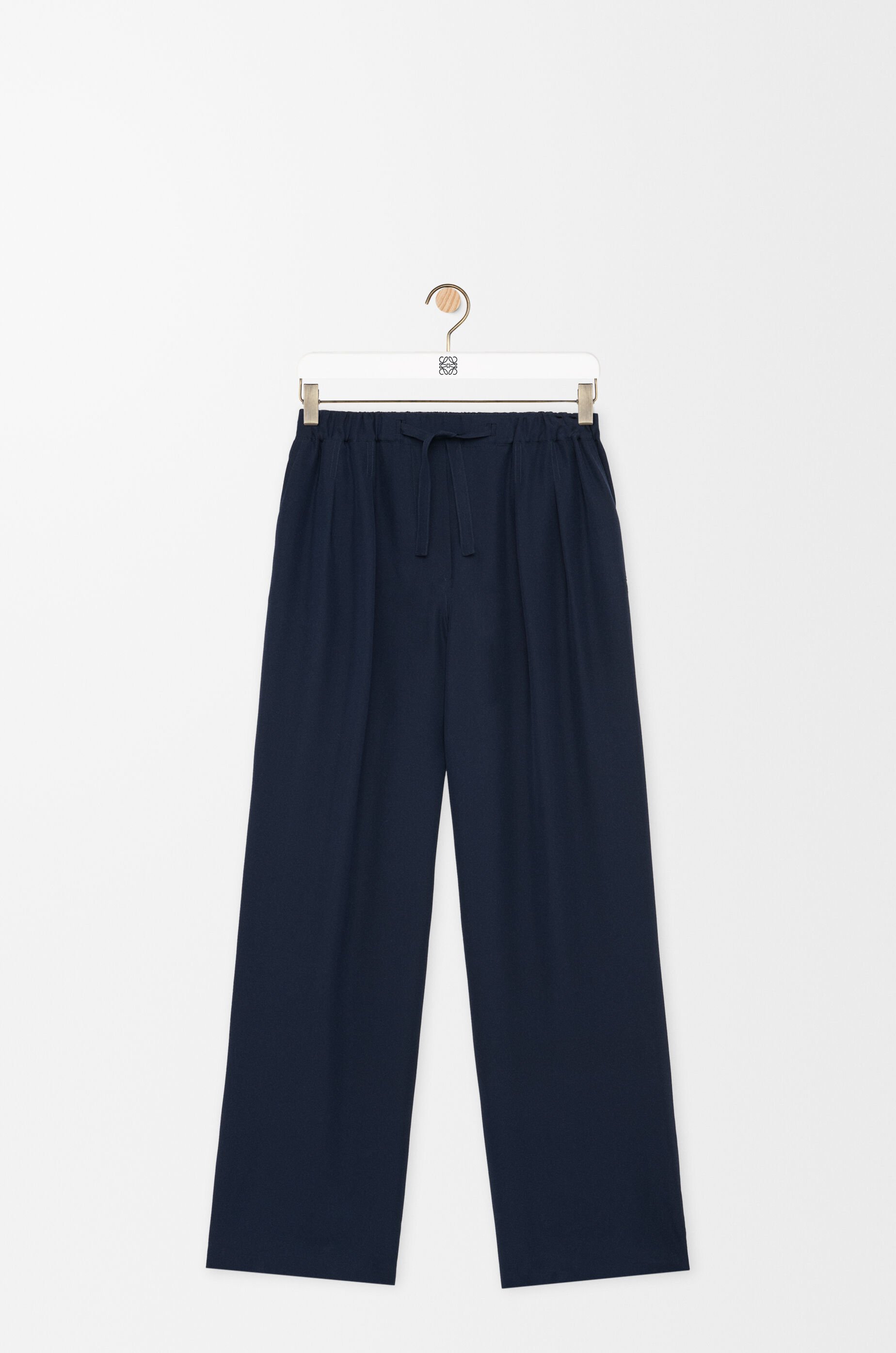 Pyjama trousers in silk Blue - LOEWE