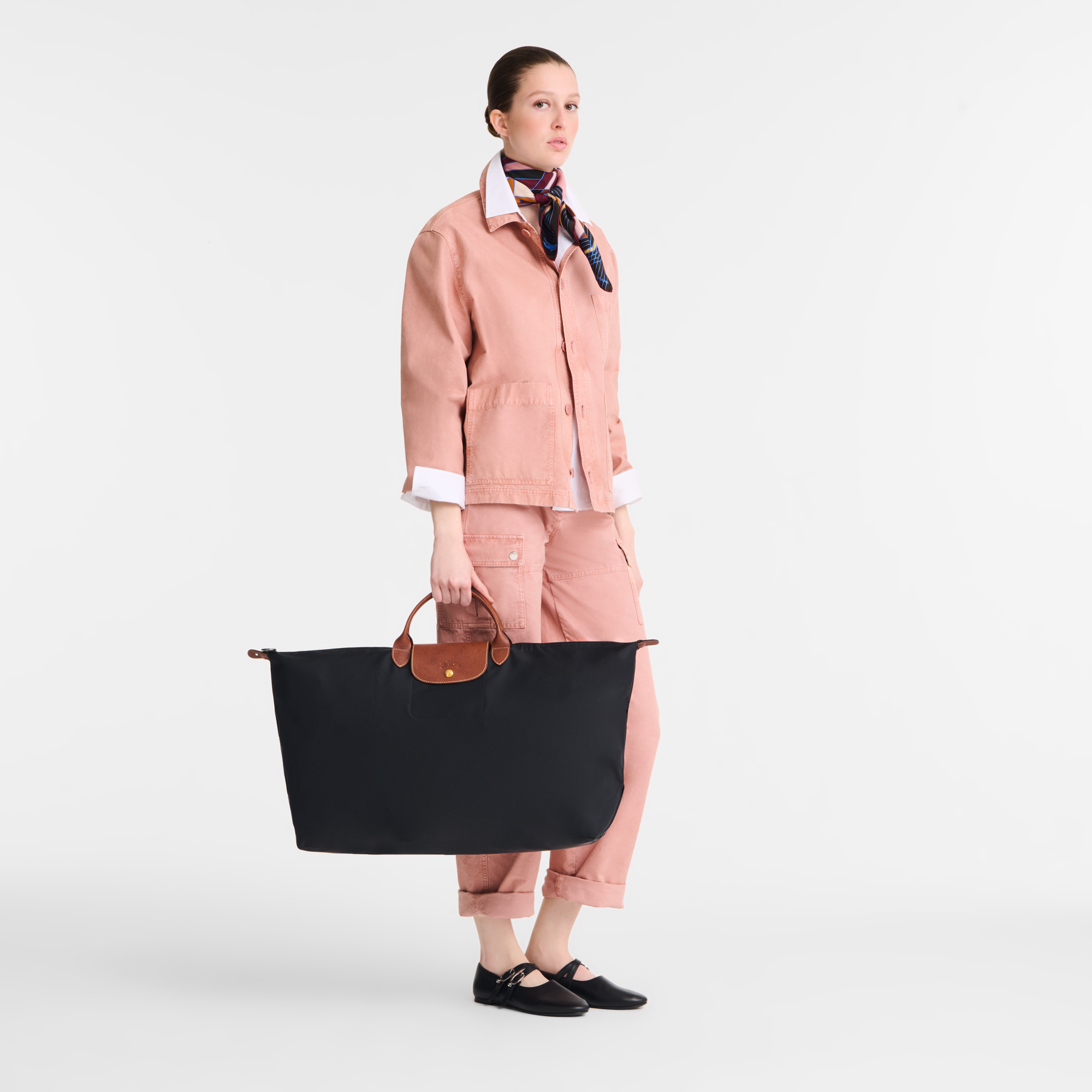 ル プリアージュ® オリジナル XL トラベルバッグ 黒 - リサイクル