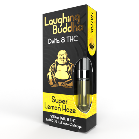 Delta 8 Super Lemon Haze Vape Cartridge | Laughing Buddha