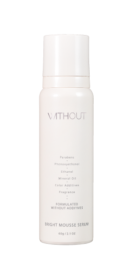 ウィズアウト ブライト ムース セラム｜ドラッグストア用化粧品