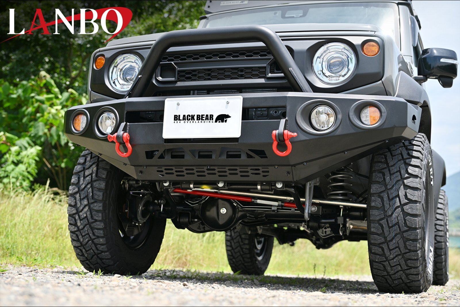 BLACK BEAR フロントアイアンバンパー ［JIMNY SIERRA/JIMNY NOMEDE