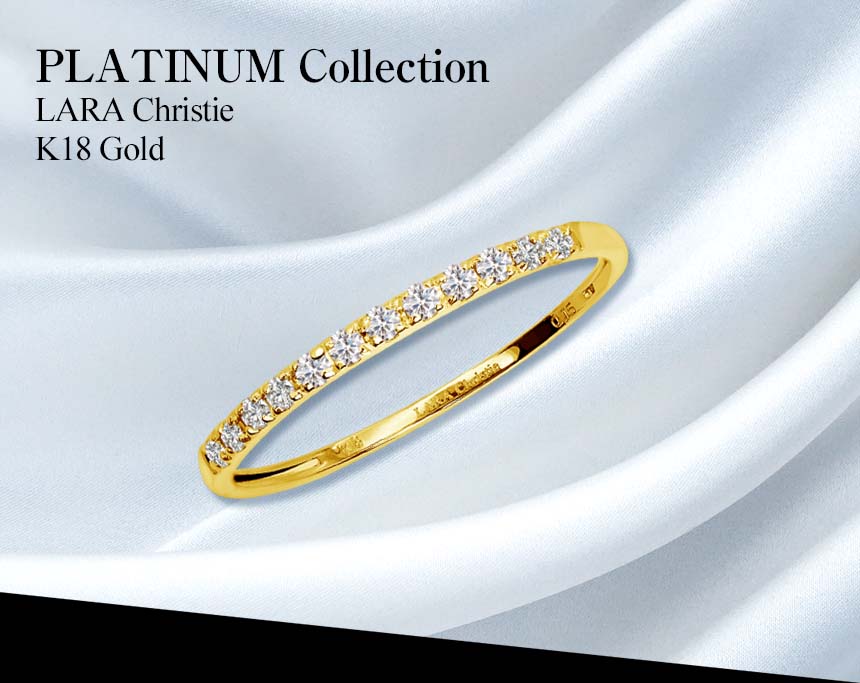 リング 指輪 ダイヤモンド 0.15ct 12石 エタニティ リング K18