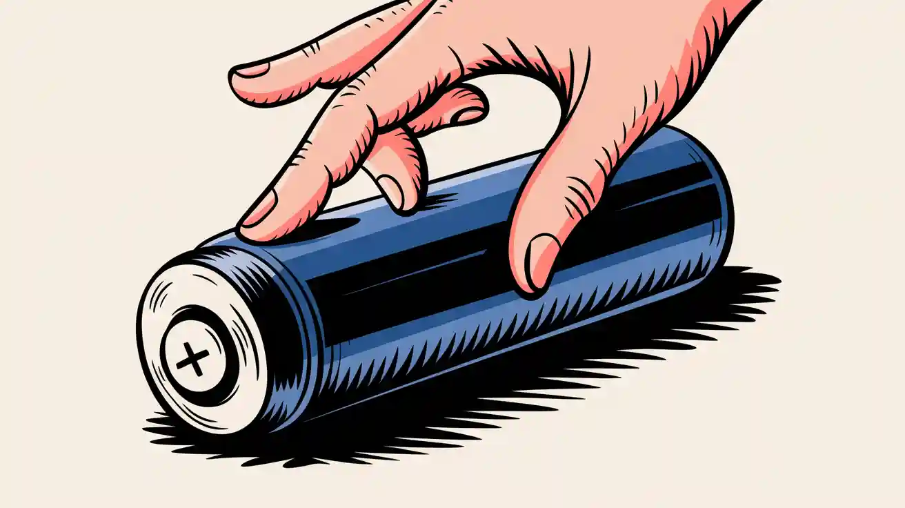 18650リチウムイオン電池のプラスとマイナスの端子の見分け方