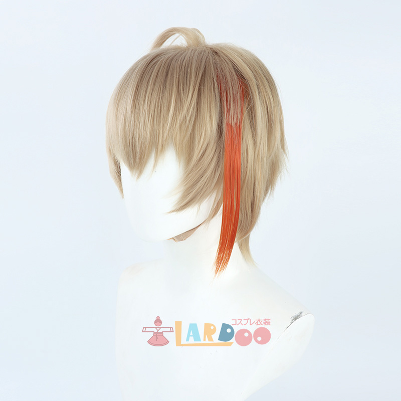 バーチャルYouTuber VTuber 風楽奏斗 コスプレウィッグ ネット付き