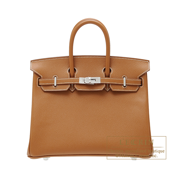 エルメス バーキン25 ゴールド ヴォーエプソン シルバー金具