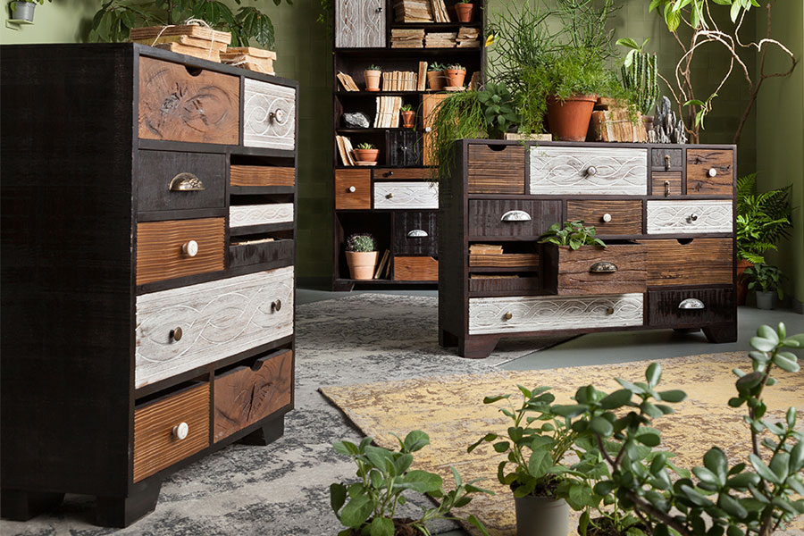 廃番】フィンカ（10Drawers） キャビネット - リビングボード