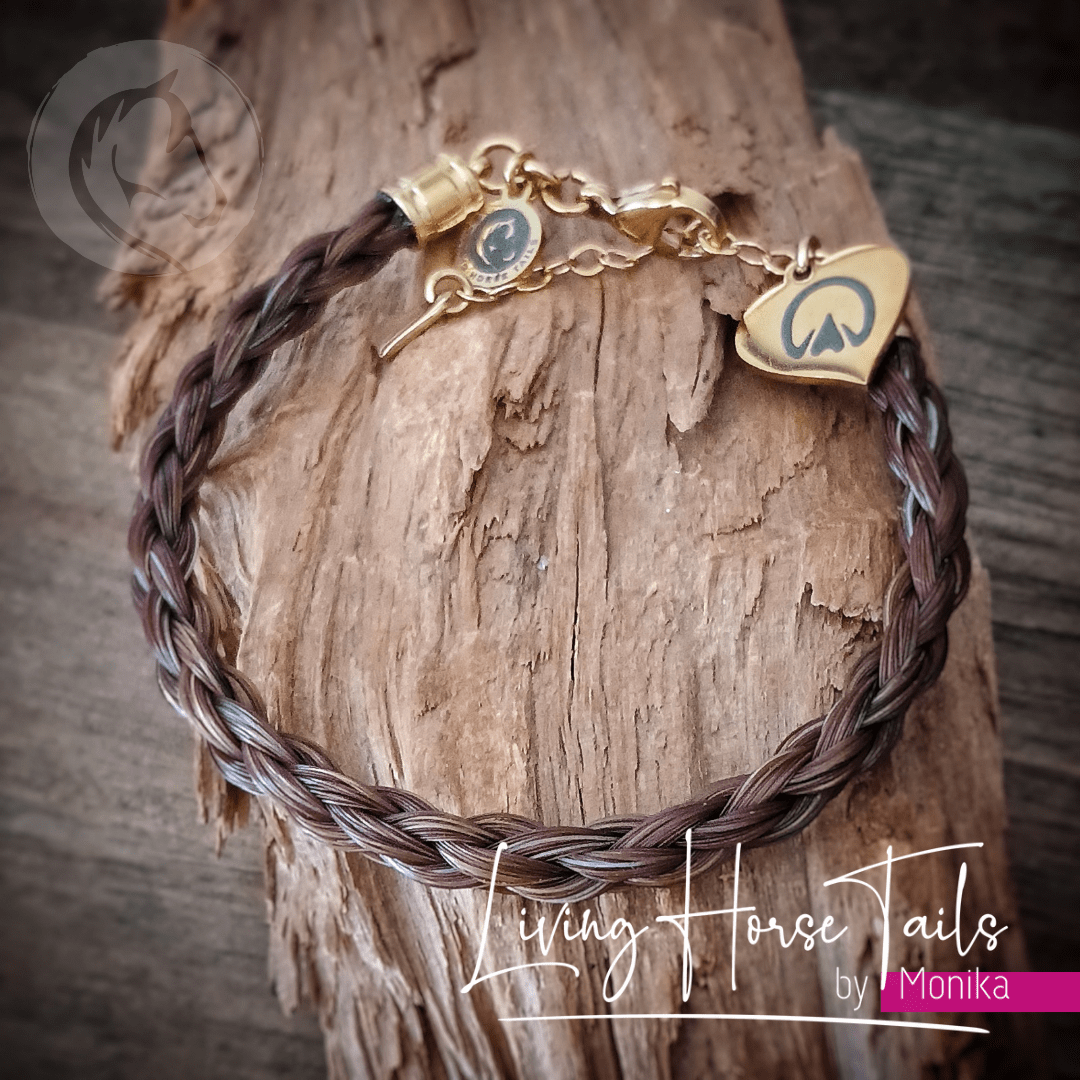 Hoofprint on my Heart horse hair bracelet – Living Horse Tails