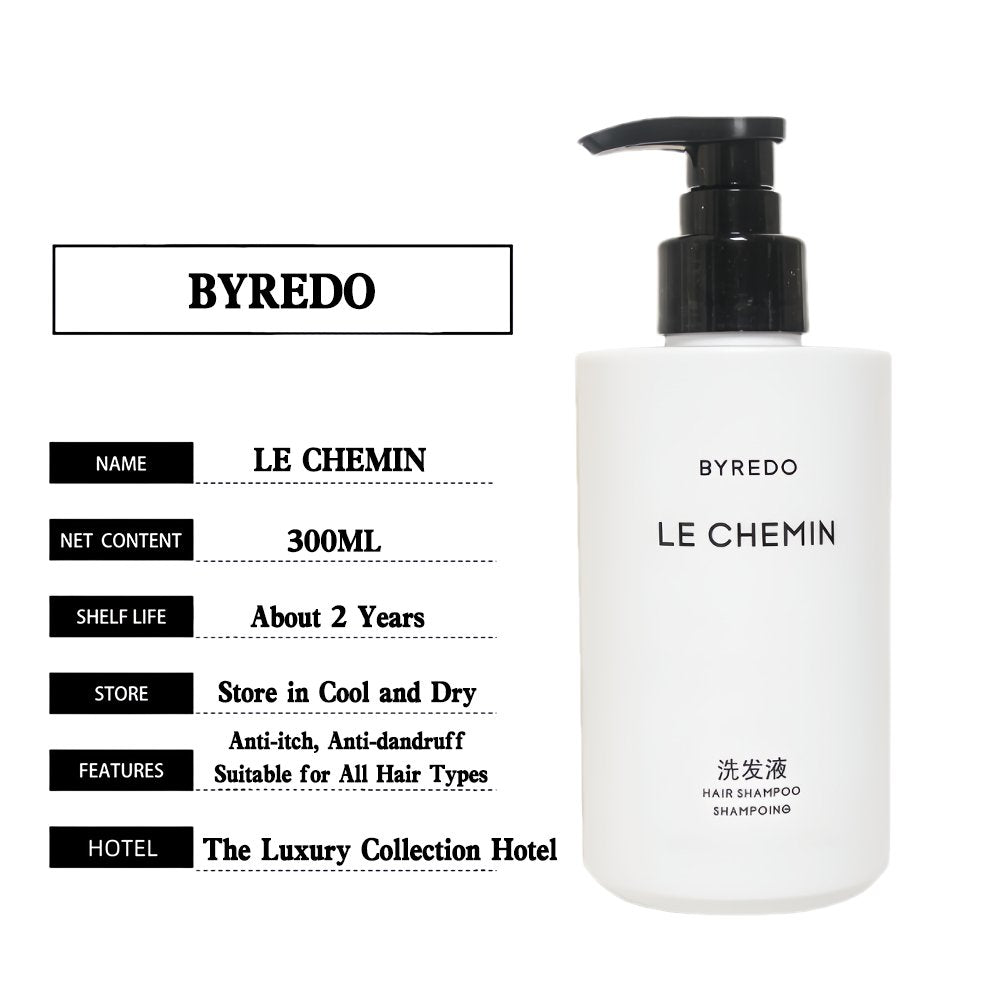 BYREDO LE CHEMIN Shampoo & Shower Gel & Conditioner & Body Lotion