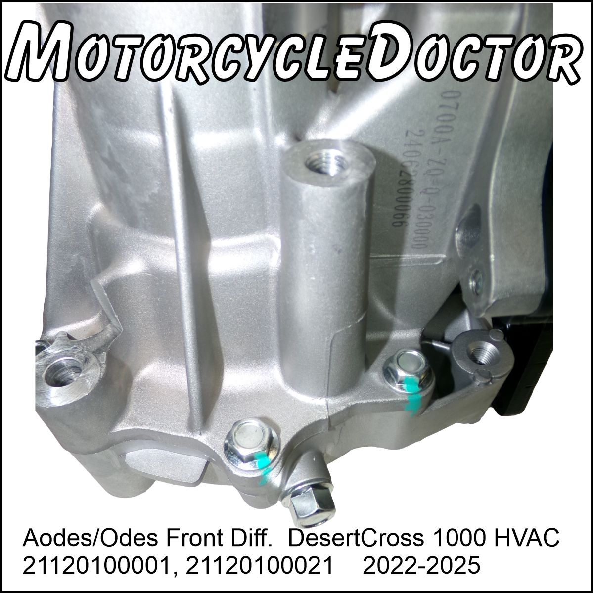 Aodes / Odes Front Diff DesertCross 1000 HVAC – Motorcycle Doctor