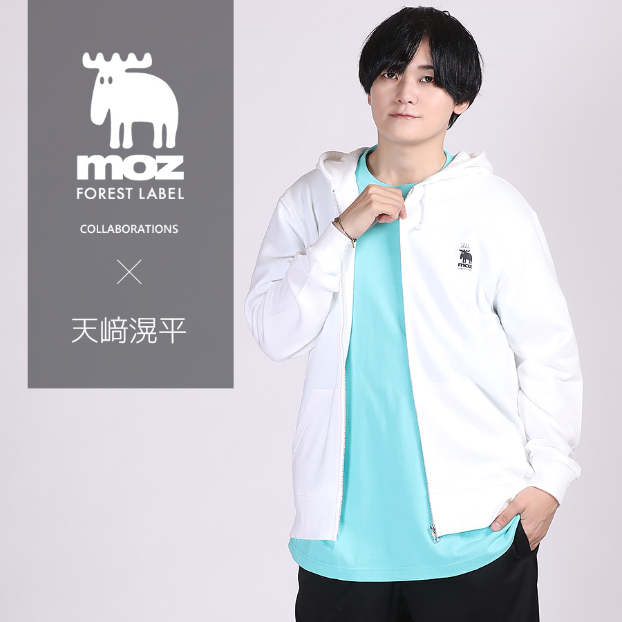 天崎滉平×moz FOREST LABEL コラボZIPパーカー