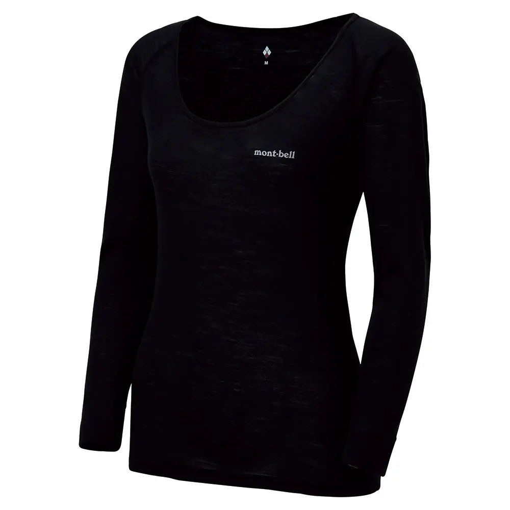 SUPER MERINO WOOL Light Weight U-Neck Shirt Women's | Montbell Japan