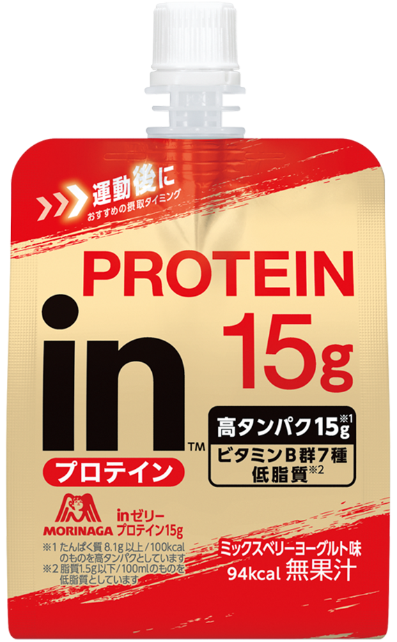 inゼリー プロテイン15g｜in｜森永製菓株式会社