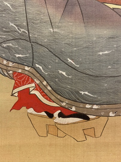 蹄斎北馬 桜下美人図｜古美術・掛け軸の販売・買取・鑑定-松本松栄堂