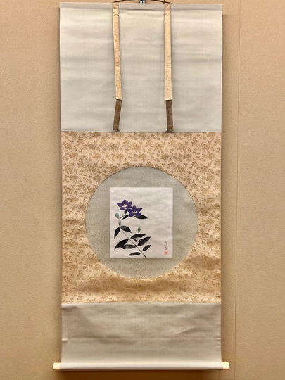 山口蓬春 桔梗｜古美術・掛け軸の販売・買取・鑑定-松本松栄堂