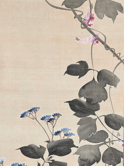 鈴木其一 秋草図｜古美術・掛け軸の販売・買取・鑑定-松本松栄堂