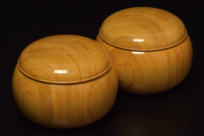 本榧碁笥（37号、竹） | 前川榧碁盤店