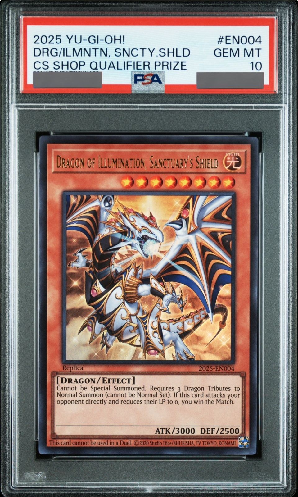PSA10】Dragon of Illumination Sanctuarys Shield (英語版) [ウルトラ