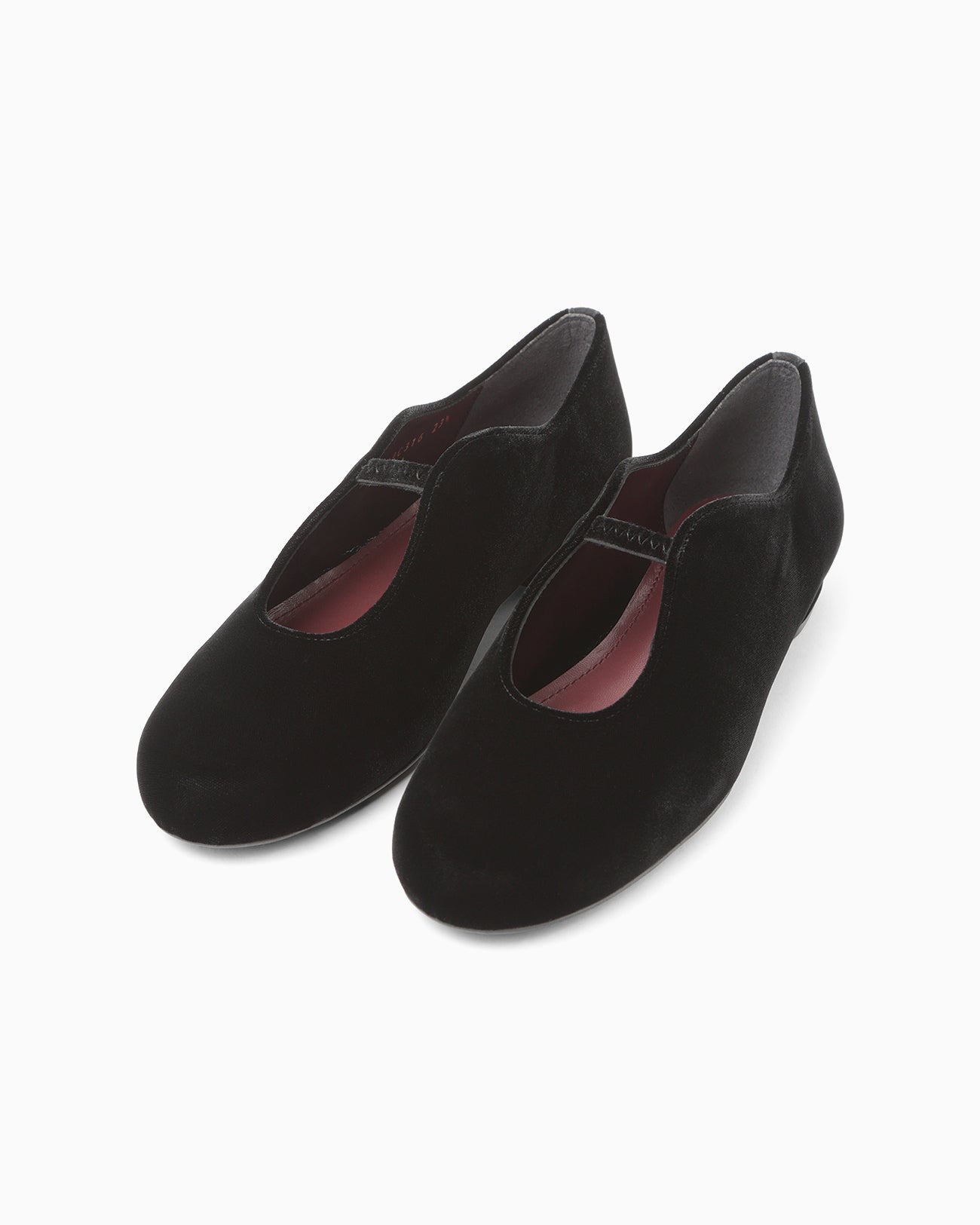 Velvet Ballet Shoes - black - Mame Kurogouchi