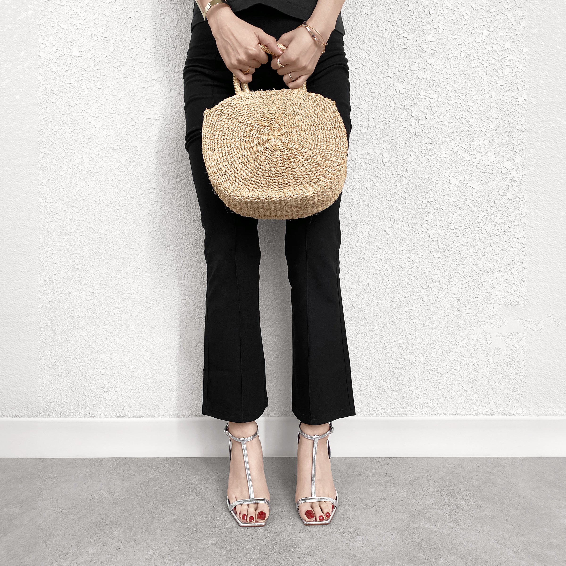 30%OFF：2025SS：Tストラップ サンダル（3588）シルバー – mamian