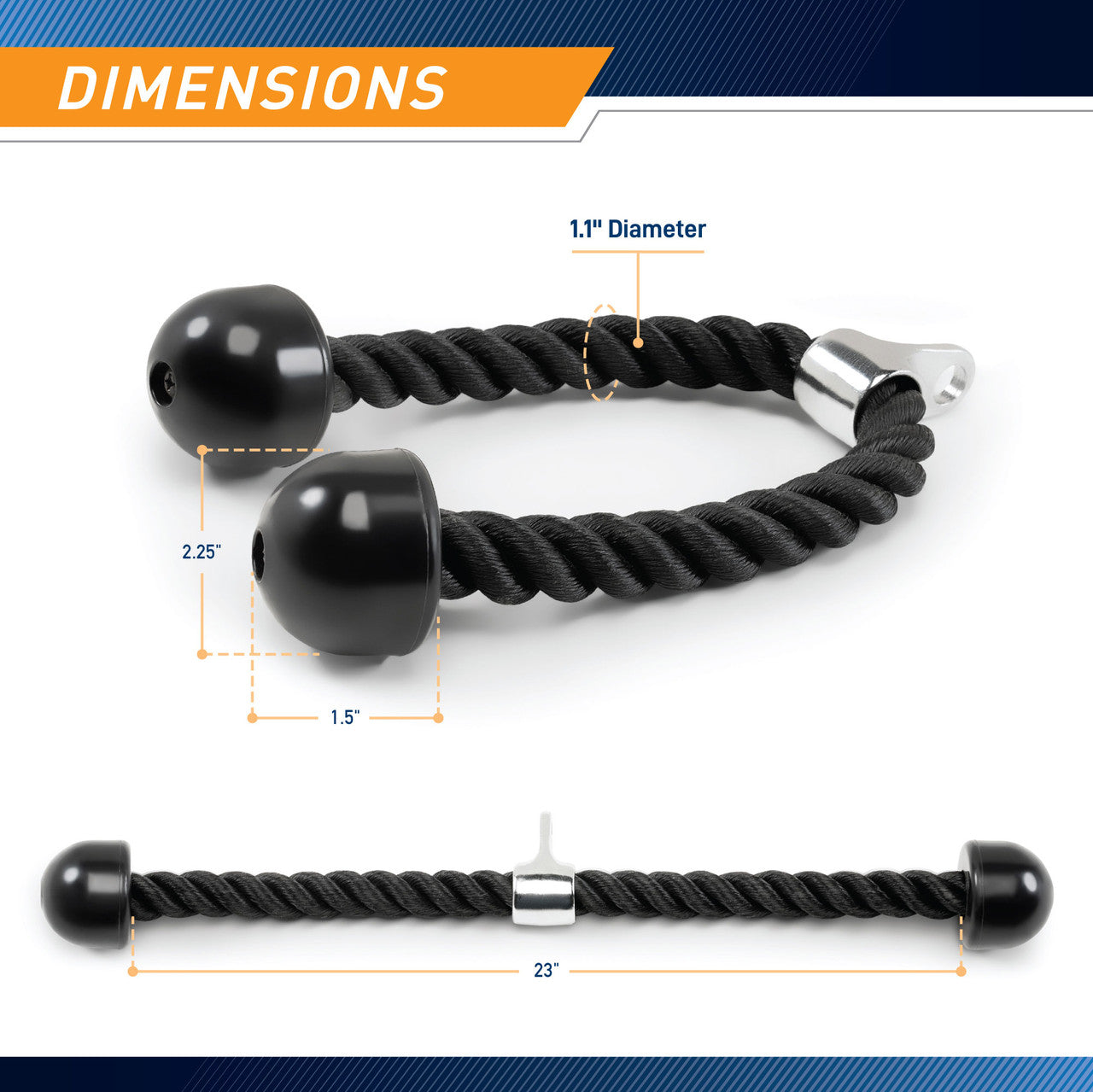 Triceps Rope | Marcy TCR-24 - Get More Out of your Workout