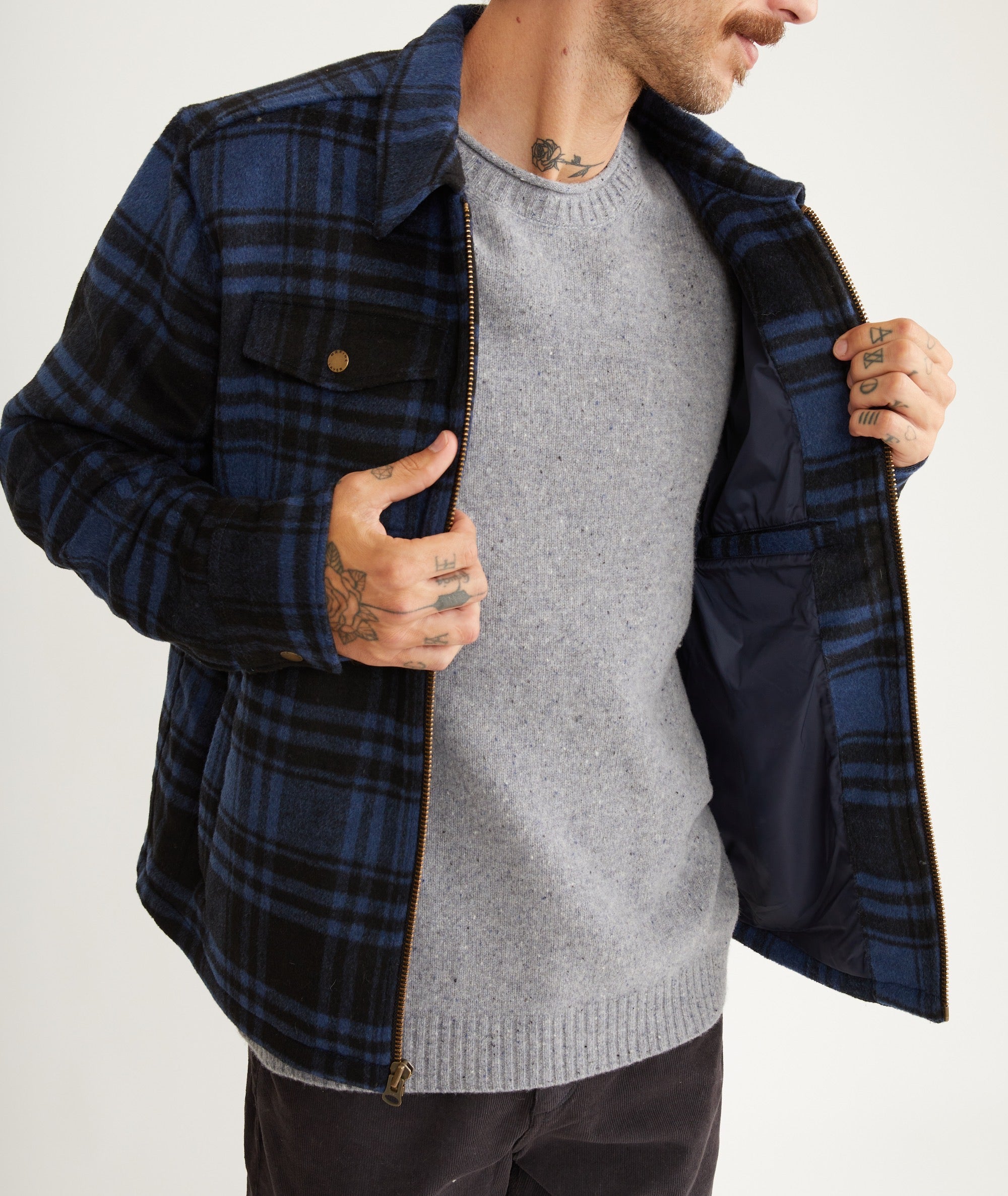 Brushed Wool Zip Jacket – Marine Layer