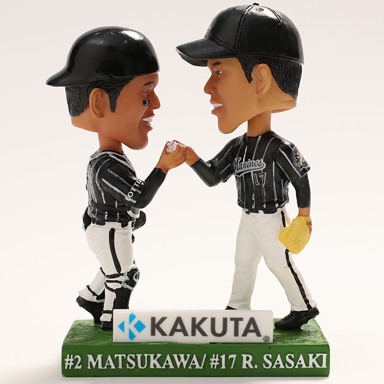佐々木朗希投手＆松川虎生選手ボブルヘッド」不良品の交換について
