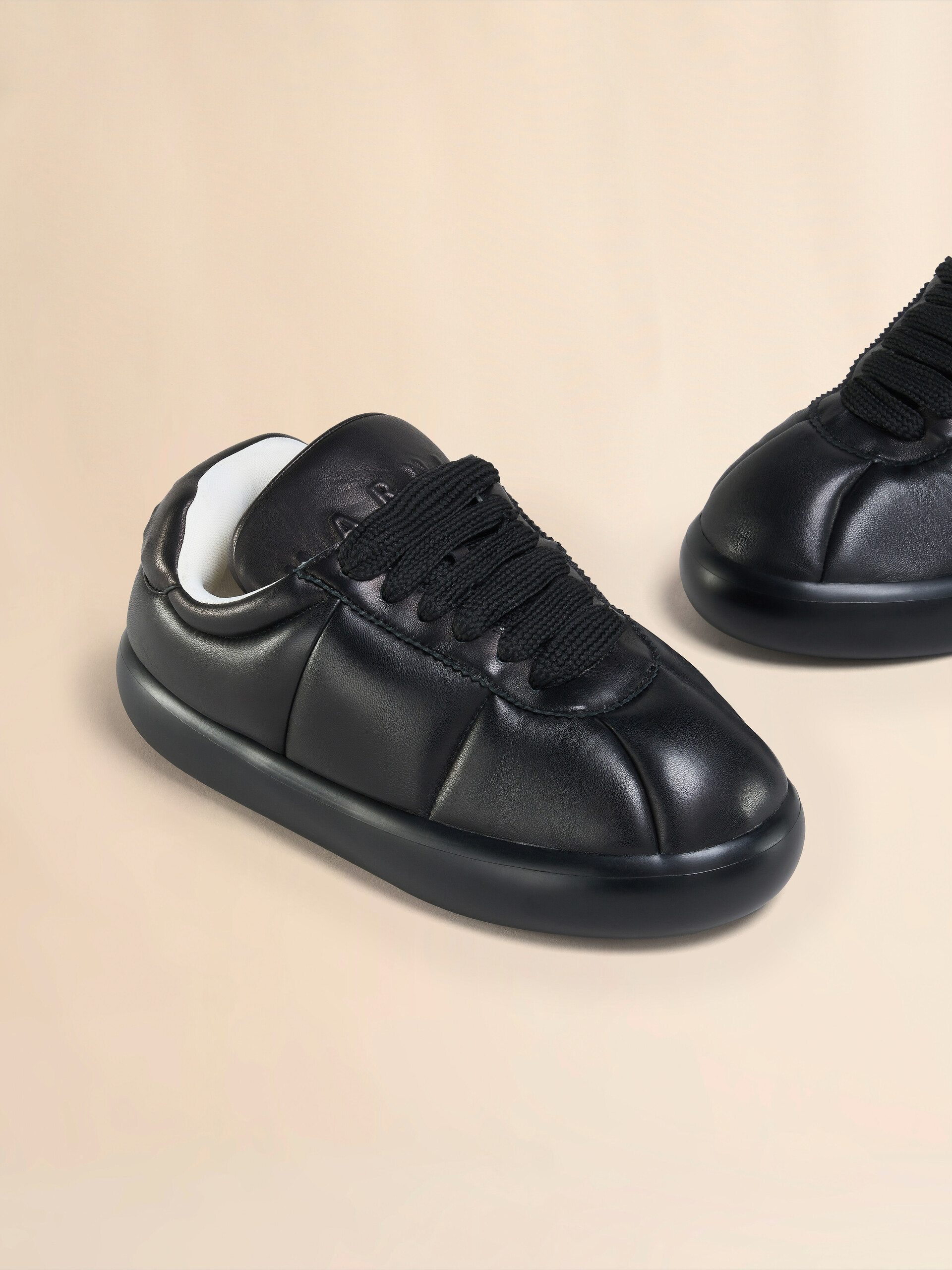 Black leather BigFoot 2.0 sneaker | Marni