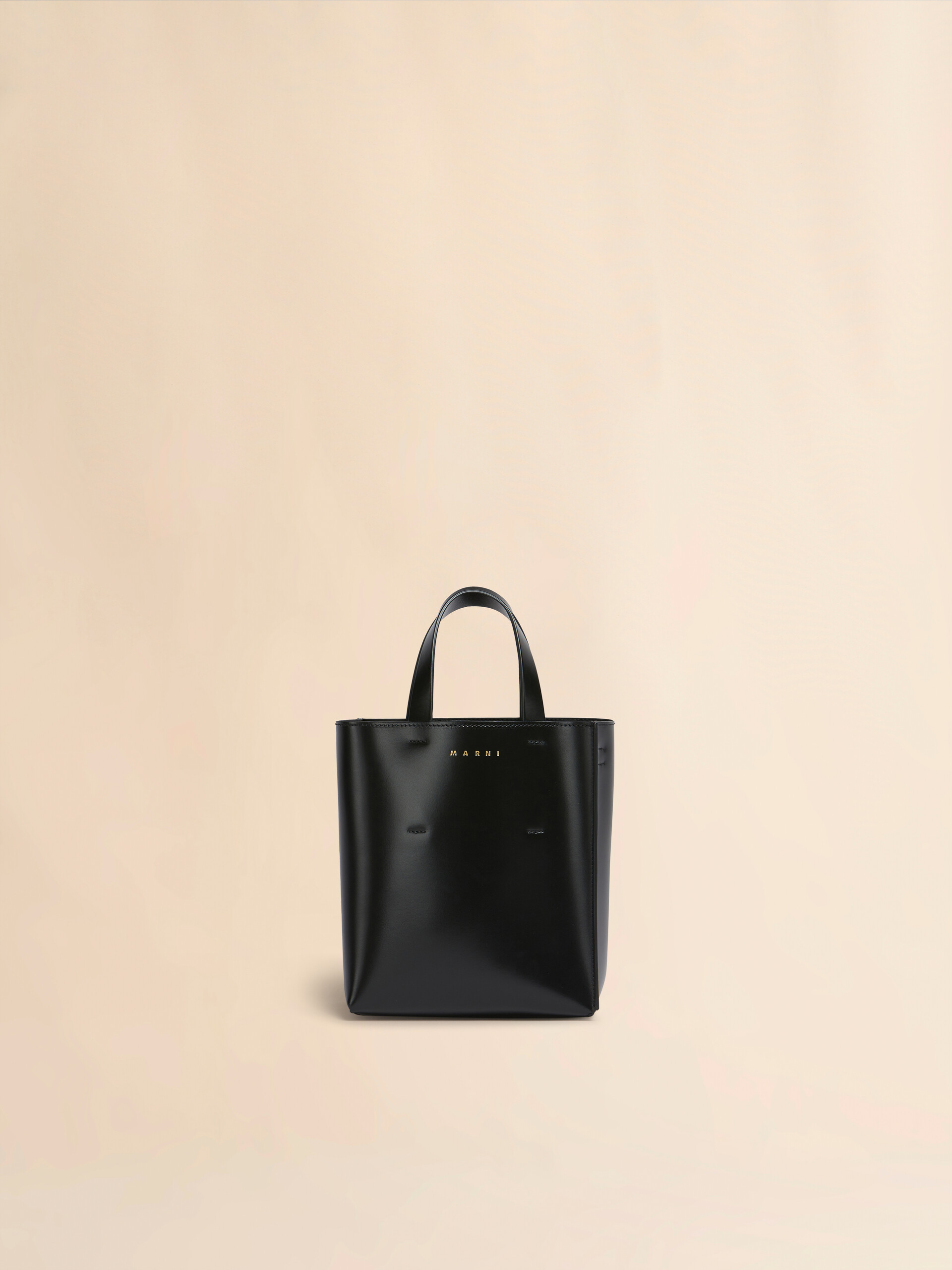Museo Mini Bag in black leather | Marni