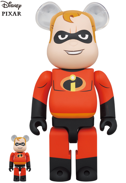 MEDICOM TOY - BE@RBRICK Mr.INCREDIBLE 100％ & 400％