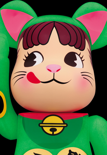 MEDICOM TOY - BE@RBRICK 招き猫 ペコちゃん 蓄光 1000％