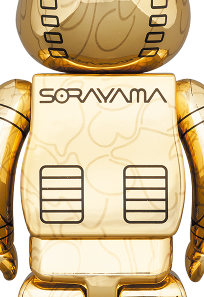 MEDICOM TOY - BE@RBRICK SORAYAMA × BABY MILO(R) 100％ & 400％ GOLD