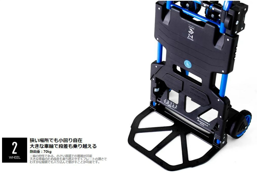 FLAT CART F-CART 2×4 フラットカート ツーバイフォー ブルー HANAOKA