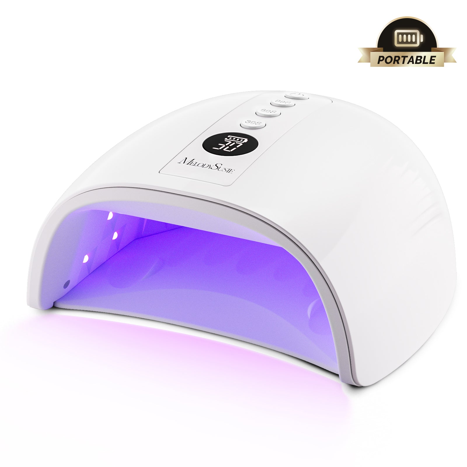P-PLUS30G Rechargeable Cordless UV/LED Nail Lamp with UV Glove