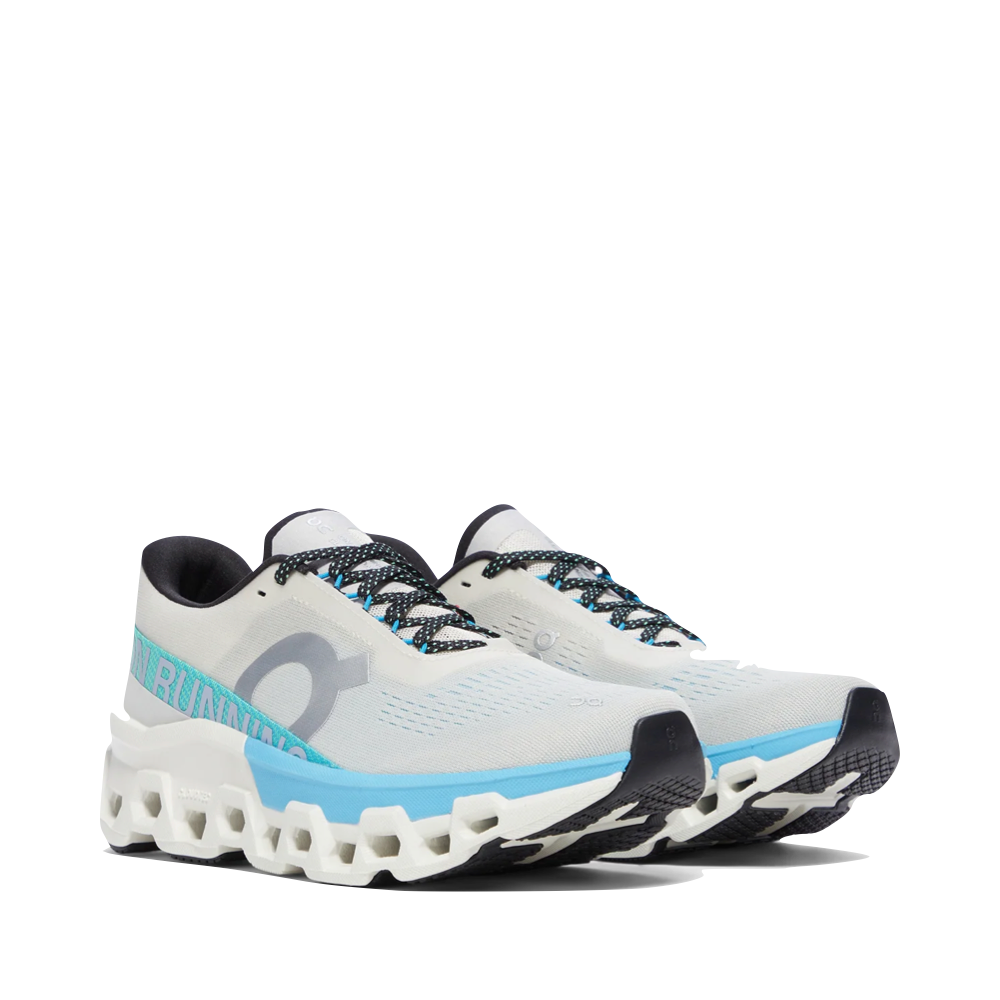 On Women's Cloudmonster 2 Sneaker in Cream/Horizon Blue – Mitten