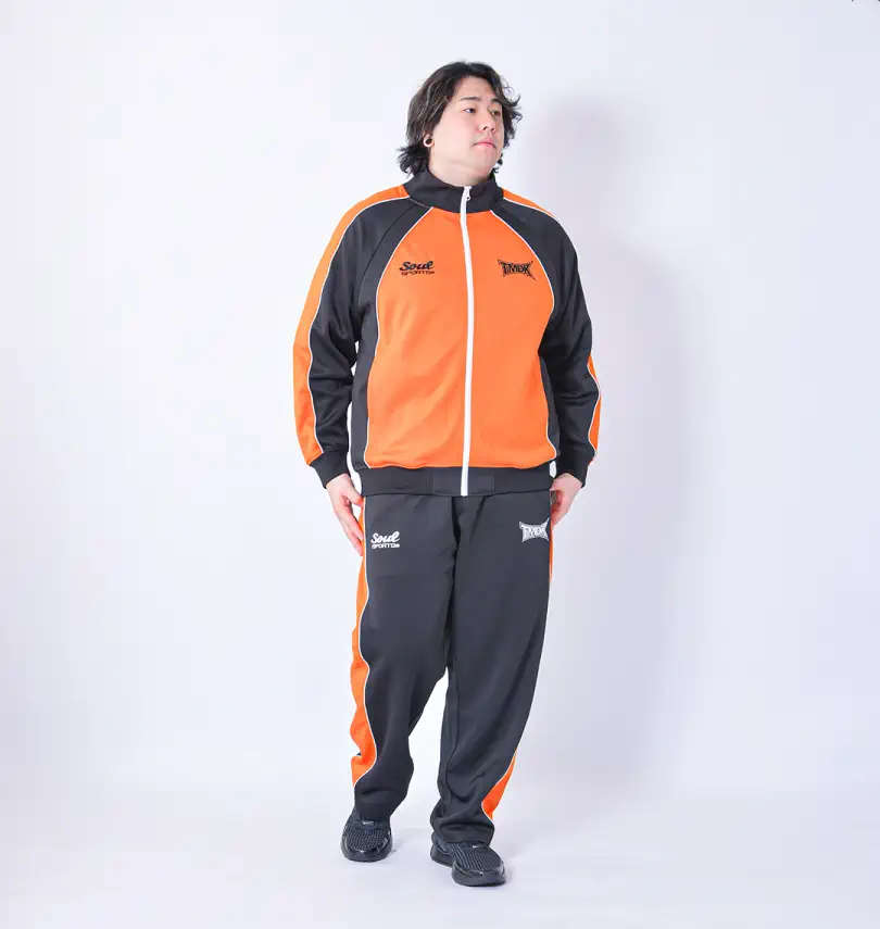 SOUL SPORTS × NJPW TMDK長袖ジャージセット | Japanese Big & Tall