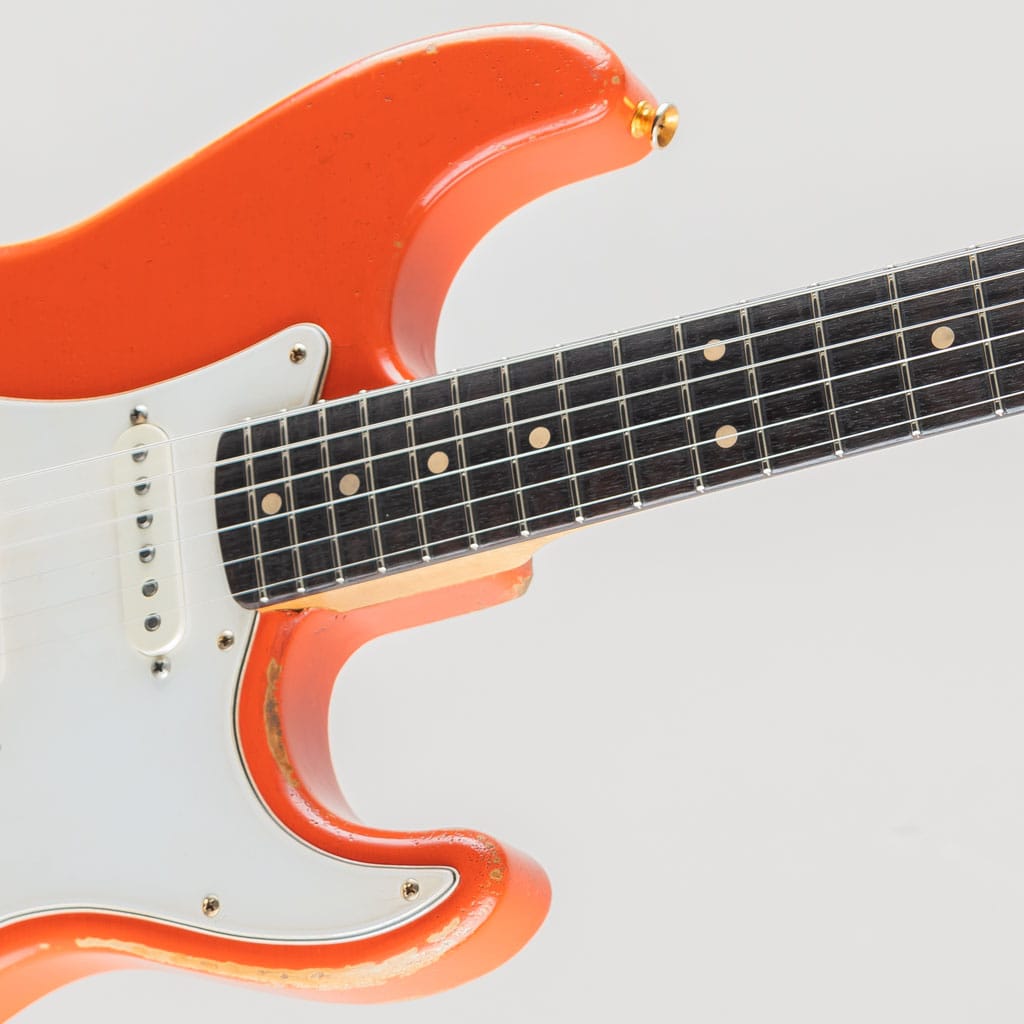 Early 60's Contour Body Fiesta Red #44107 Heavy Aging Medium 