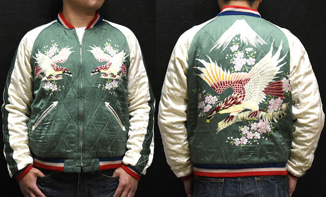 テーラー東洋 スカジャン 港商 東洋 別珍 サテンキルト スカジャン