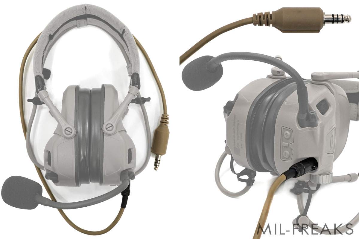 FMA x FALCO (FCS) Ops-Coreタイプ AMPヘッドセット 追加 PTTケーブル