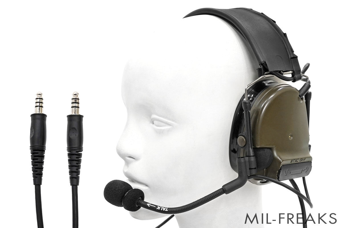 TAC-SKY Comtac III タイプ DUAL PTTヘッドセット ミリタリー